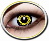 contactlenzen Werewolf siliconen zwart/geel