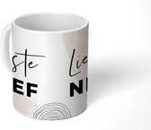 Mok - Quotes - Neef - Liefde - 350 ML - Beker - Uitdeelcadeautjes - Mok met Tekst