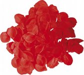 tafeldecoratie rozenblaadjes luxe polyester rood 144 stuks