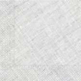 servetten 33 cm composteerbaar papier grijs 20 stuks