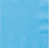 servetten blauw 16 x 16 cm 20 stuks