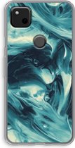 Case Company® - Google Pixel 4a hoesje - Dreaming About Whales - Soft Cover Telefoonhoesje - Bescherming aan alle Kanten en Schermrand