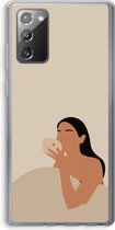 Case Company® - Samsung Galaxy Note 20 / Note 20 5G hoesje - Fresh coffee - Soft Cover Telefoonhoesje - Bescherming aan alle Kanten en Schermrand