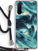 Case Company® - OnePlus Nord CE 5G hoesje met Koord - Dreaming About Whales - Telefoonhoesje met Zwart Koord - Bescherming aan alle Kanten en Over de Schermrand