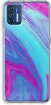 Case Company® - Motorola Moto G9 Plus hoesje - Zweverige regenboog - Soft Cover Telefoonhoesje - Bescherming aan alle Kanten en Schermrand