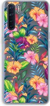 Case Company® - Oppo A91 hoesje - Tropisch 2 - Soft Cover Telefoonhoesje - Bescherming aan alle Kanten en Schermrand