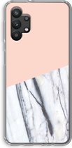 Case Company® - Samsung Galaxy A32 5G hoesje - A touch of peach - Soft Cover Telefoonhoesje - Bescherming aan alle Kanten en Schermrand
