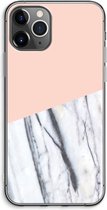 Case Company® - iPhone 11 Pro Max hoesje - A touch of peach - Soft Cover Telefoonhoesje - Bescherming aan alle Kanten en Schermrand