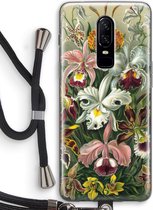 Case Company® - OnePlus 6 hoesje met Koord - Haeckel Orchidae - Telefoonhoesje met Zwart Koord - Bescherming aan alle Kanten en Over de Schermrand