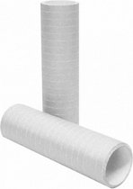 serpentine 4 meter papier zilver 20-delig