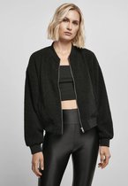 Urban Classics - Oversized Sherpa Bomber jacket - XL - Zwart