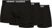Urban Classics Boxershorts set -L- Organic 3-Pack Zwart