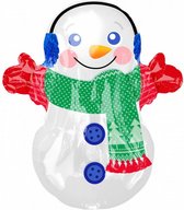 folieballon Adorable Snowman 45 x 53 cm wit