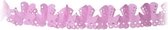 slinger meisje 5 meter papier roze