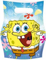 uitdeelzakjes SpongeBob 6 stuks 23 cm