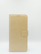 P.C.K. Hoesje/Boekhoesje/Bookcase goud geschikt voor Samsung Galaxy A72 (5G) MET Glasfolie
