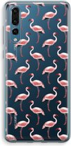 Case Company® - Huawei P20 Pro hoesje - Flamingo - Soft Cover Telefoonhoesje - Bescherming aan alle Kanten en Schermrand