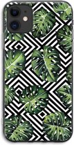 Case Company® - iPhone 11 hoesje - Geometrische jungle - Soft Cover Telefoonhoesje - Bescherming aan alle Kanten en Schermrand