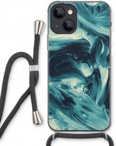 Case Company® - iPhone 13 hoesje met Koord - Dreaming About Whales - Telefoonhoesje met Zwart Koord - Extra Bescherming aan alle Kanten en Over de Schermrand