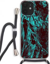 Case Company® - iPhone 12 hoesje met Koord - Ice Age - Telefoonhoesje met Zwart Koord - Extra Bescherming aan alle Kanten en Over de Schermrand