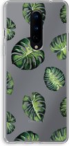 Case Company® - OnePlus 8 hoesje - Tropische bladeren - Soft Cover Telefoonhoesje - Bescherming aan alle Kanten en Schermrand