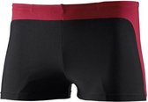 zwemboxer heren polyamide zwart/rood maat XL