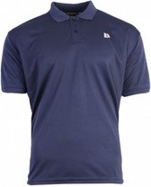 sportpolo Ace heren polyester donkerblauw maat M