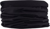 multifunctionele sjaal 50 cm polyester zwart