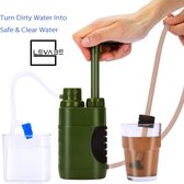 Luxe Water Filter Straw Incl. Waterzak - Complete set - Waterfilter - Waterfles - Waterzuiveraar - Outdoor life - Survival - BPA-vrij - Filtert 5000LL