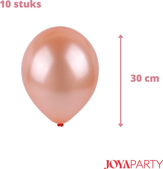Ballon élégant anniversaire 40 ans en latex de 30cm rose gold.