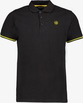 Unsigned heren polo - Zwart - Maat XXL
