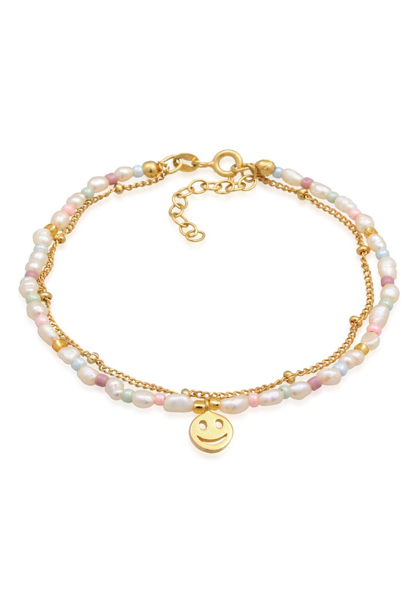 Elli - Armband - Dames Kralen Laagje met zoetwater gekweekte parels in 925 Sterling Zilver - Dames