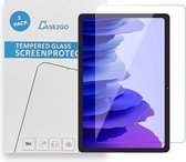 Tablet screenprotector geschikt voor Samsung Galaxy Tab A7 (2020) - Case-friendly screenprotector - 2 stuks - Tempered Glass - Transparant