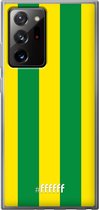 6F hoesje - geschikt voor Samsung Galaxy Note 20 Ultra -  Transparant TPU Case - ADO Den Haag #ffffff