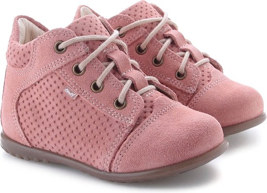Emel Kinderschoentjes met Veters - Roze Veterschoentjes - Meisjesschoenen Leder - Maat 24