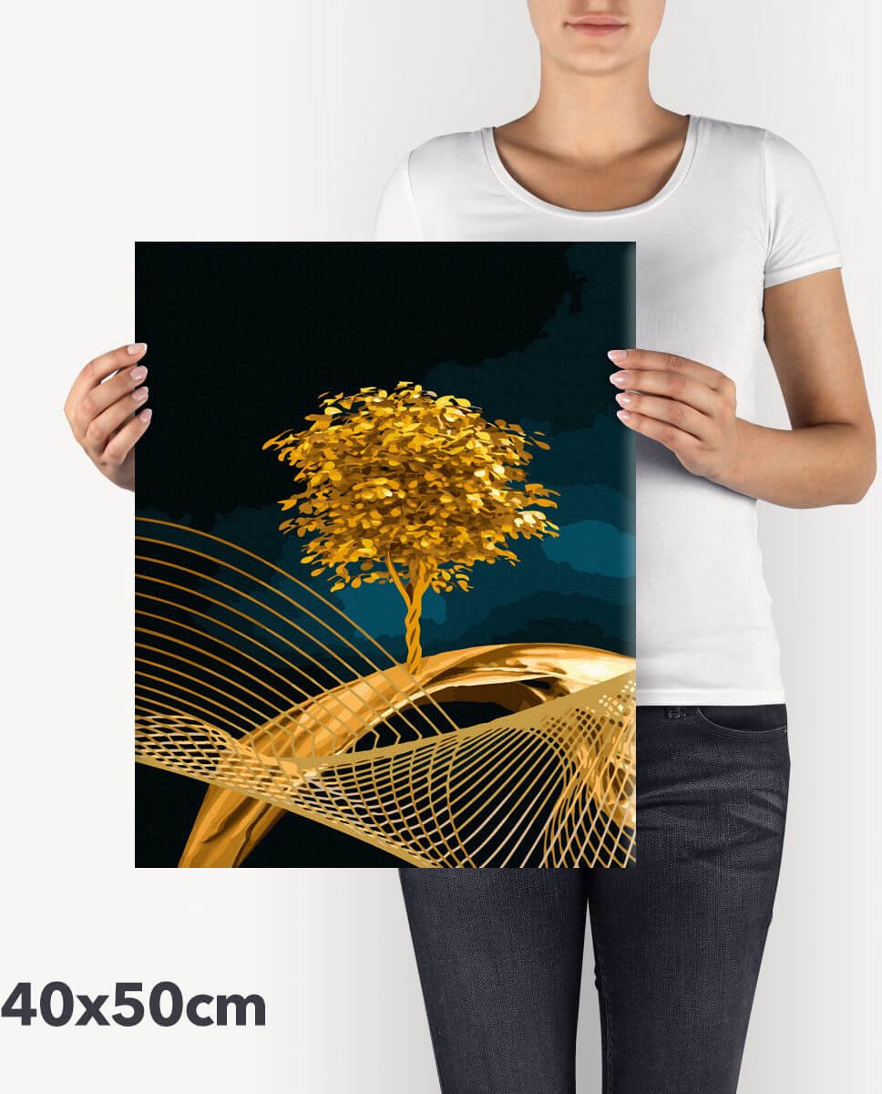 Schilderen Op Nummer VolwassenenDrieluik DIY Paint By Number Compleet Hobby Pakket 3 luik op Frame met Vernis - ®Arty Bee - Miraculous 3x 40x50cm — afbeelding 4