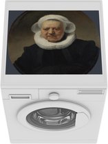 Wasmachine beschermer mat -  Aechje Claesdr - Rembrandt van Rijn - Breedte 55 cm x hoogte 45 cm