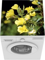 Wasmachine beschermer mat - Een gele teunisbloem - Breedte 60 cm x hoogte 60 cm