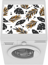 Wasmachine beschermer mat - Bladeren - Monstera - Varen - Patroon - Breedte 55 cm x hoogte 45 cm