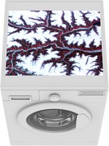 Wasmachine beschermer mat - Rivier - IJs - Rood - Breedte 55 cm x hoogte 45 cm