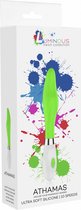 Athamas - Ultra Soft Silicone - 10 Speeds - Green - Silicone Vibrators green