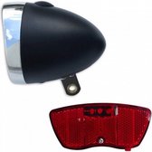 Verlichtingsset Retro Koplamp Met Reflector Achterlicht