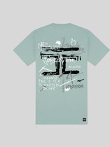 JORCUSTOM Artist Slim Fit T-Shirt - Mint - Volwassenen - Maat L