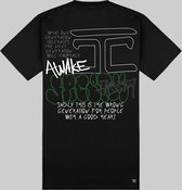 JORCUSTOM Awake Slim Fit T-Shirt - Zwart - Volwassenen - Maat L