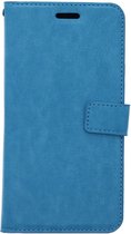 LuxeBass Hoesje geschikt voor Samsung Galaxy J7 (2018) - Bookcase Blauw - portemonnee hoesje - telefoonhoes - gsm hoes - telefoonhoesjes