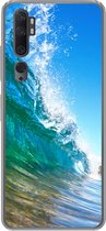 Geschikt voor Xiaomi Mi Note 10 Pro hoesje - Een close-up van een golf die breekt voor de kust van Hawaii - Siliconen Telefoonhoesje