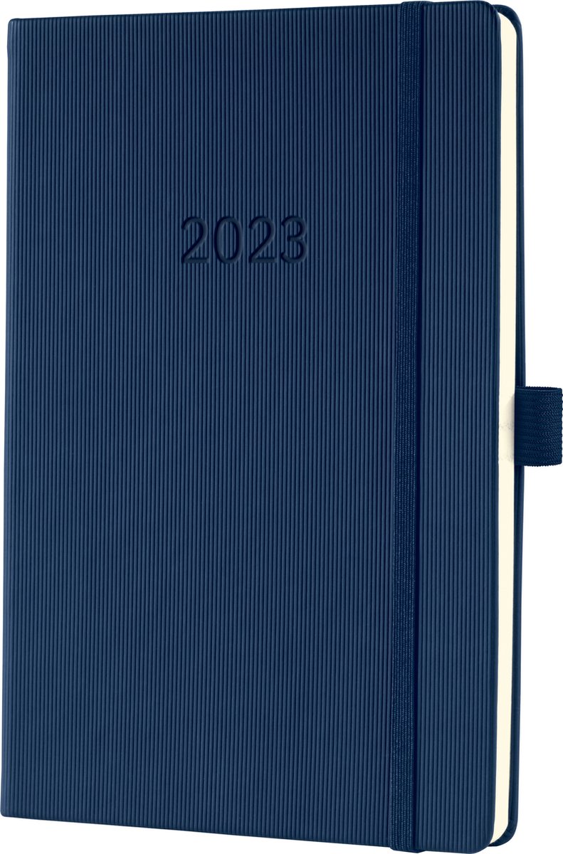 Sigel Conceptum - agenda 2023 - weekagenda - A5 - 4-talig - midnight blue - hardcover. SI-C2362