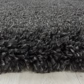 Tapis de salon Shaggy Agréable doux Tapis de chambre Gris