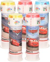24x Cars bellenblaas flesjes met spelletje 60 ml voor kinderen - Uitdeelspeelgoed - Grabbelton speelgoed