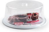 Boîte de rangement à gâteaux ronde Witte grande 32 x 15 cm - Ustensiles de cuisine - Boîte de rangement à gâteaux - Servir / conserver les gâteaux / tartes dans une boîte